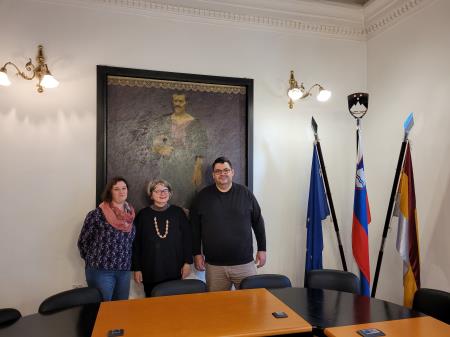 Sprejem pisateljice Jerneje Ferlež